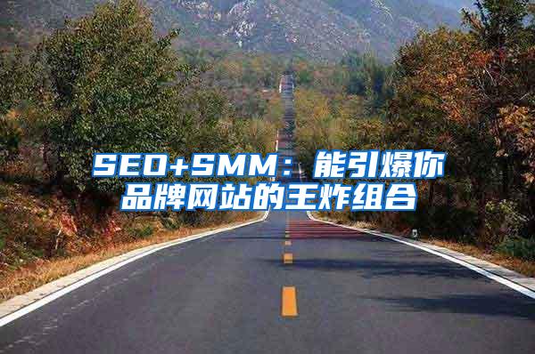 SEO+SMM：能引爆你品牌网站的王炸组合