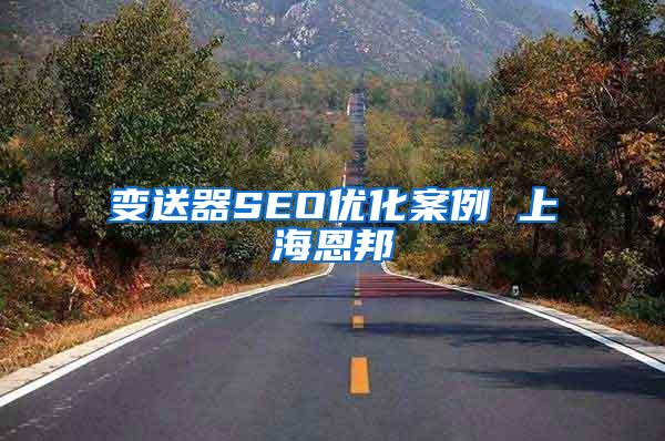 变送器SEO优化案例 上海恩邦