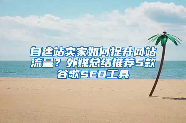 自建站卖家如何提升网站流量？外媒总结推荐5款谷歌SEO工具