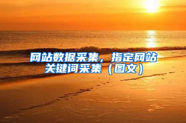 网站数据采集，指定网站关键词采集（图文）