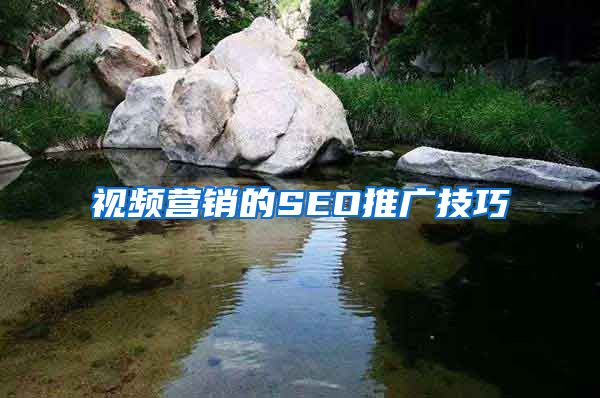 视频营销的SEO推广技巧